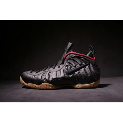 Nike Erkek Air Foamposite Pro Siyah / Yeşil / Kırmızı / Metal Altın Basketbol Ayakkabısı Türkiye - 0